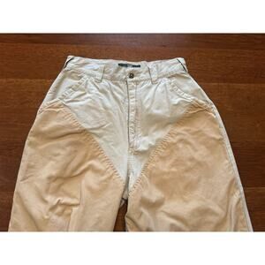 Size 8 Orvis Hunting Pants Double Knee Brushguard Khaki Chino Work